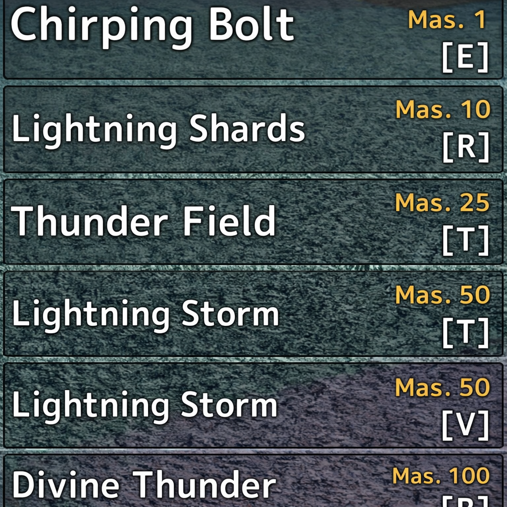 Lightning Skills