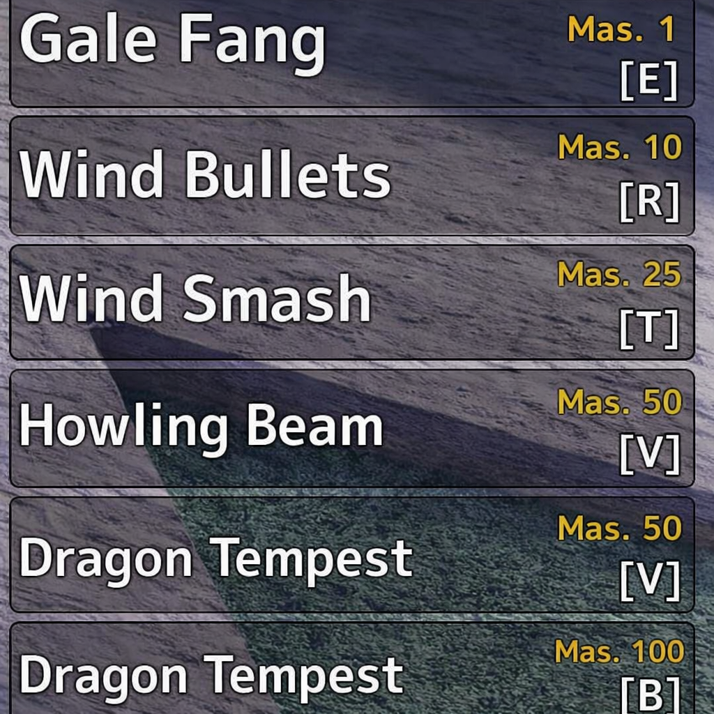 Wind Skills